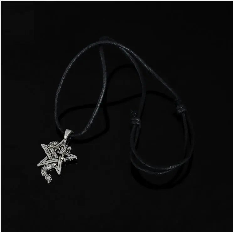 Men's Star Cloud Dragon Necklace