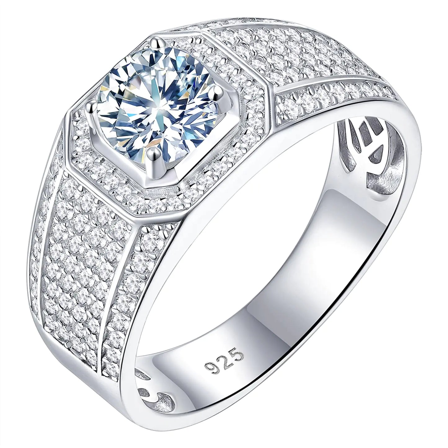 SweetJew Moissanite Diamond Ring
