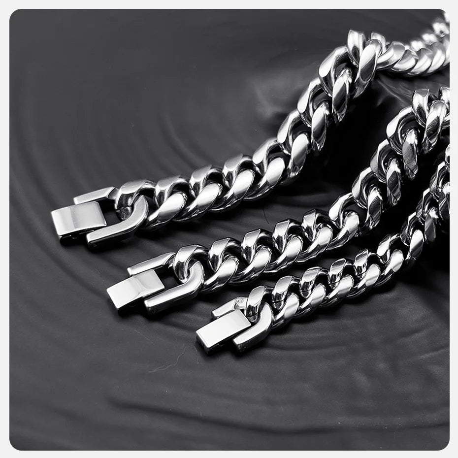 Cuban Chain Bracelets for Men Women