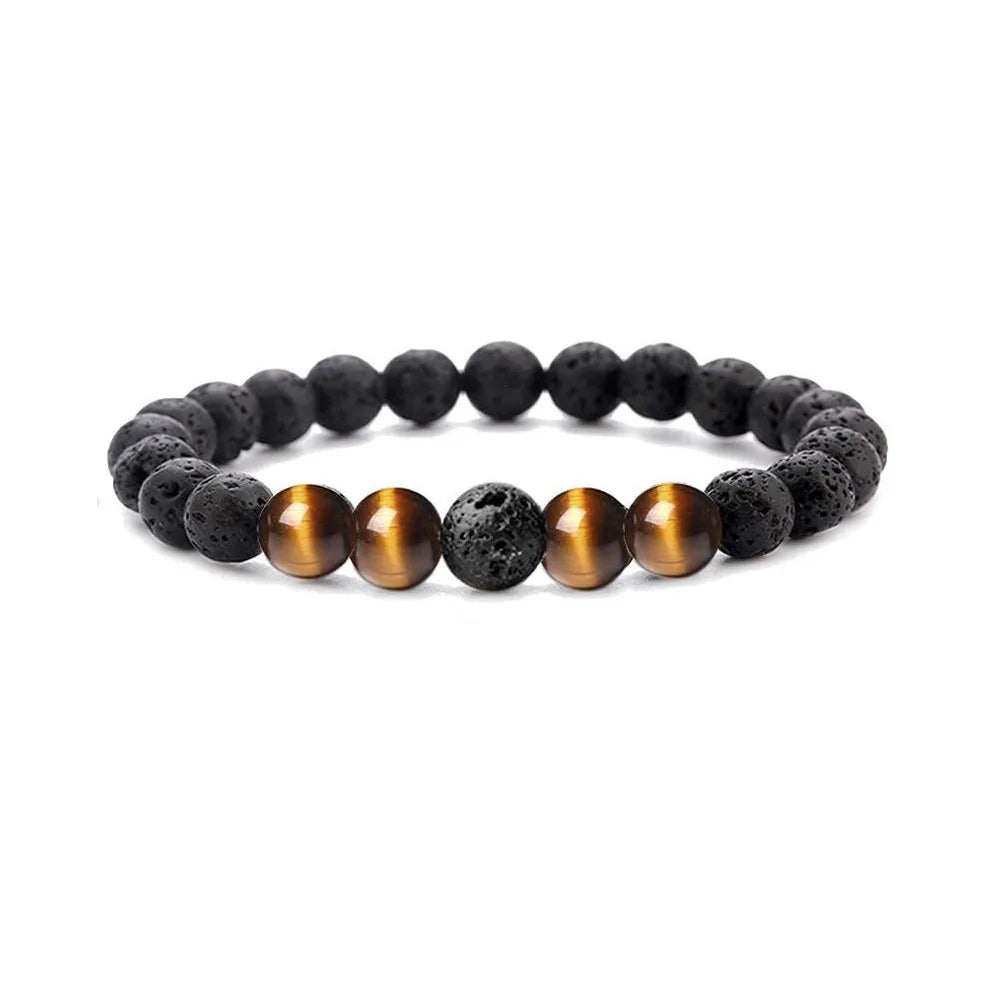Lava Rock Beaded Bracelets
