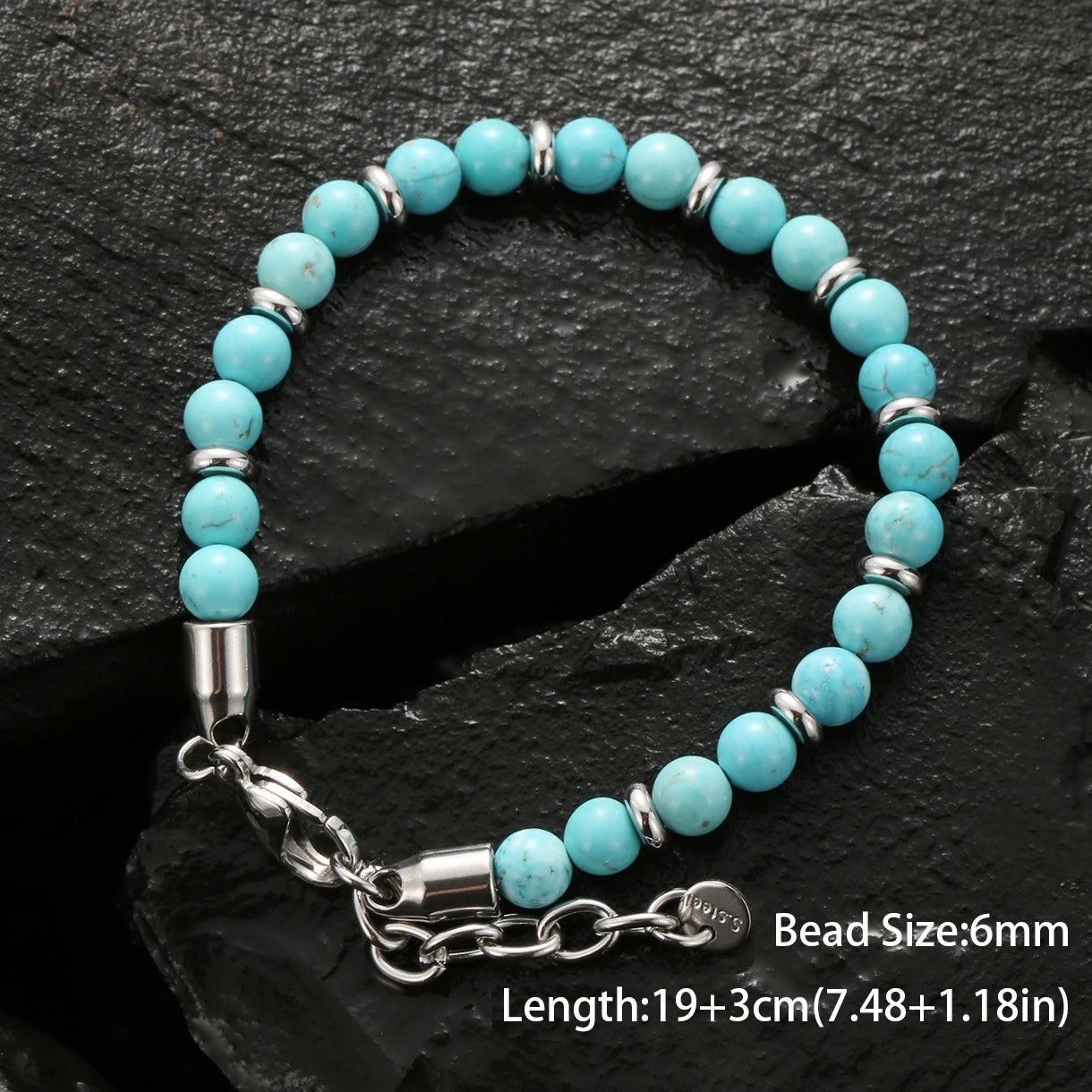 Pulsars Hombre Natural Stone Man Beaded