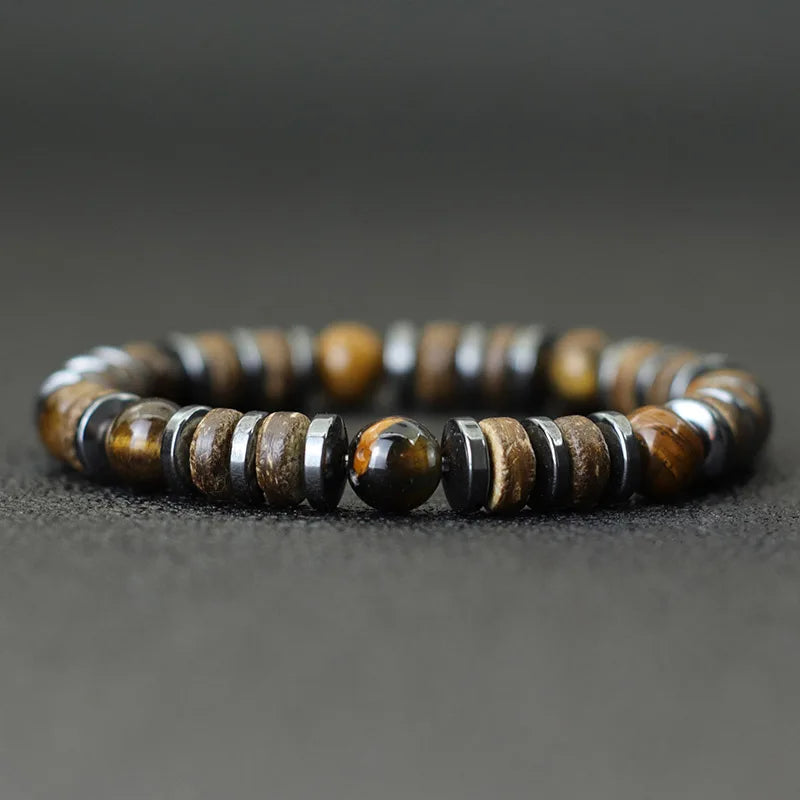 New Vintage Stone Natural Men Bracelet