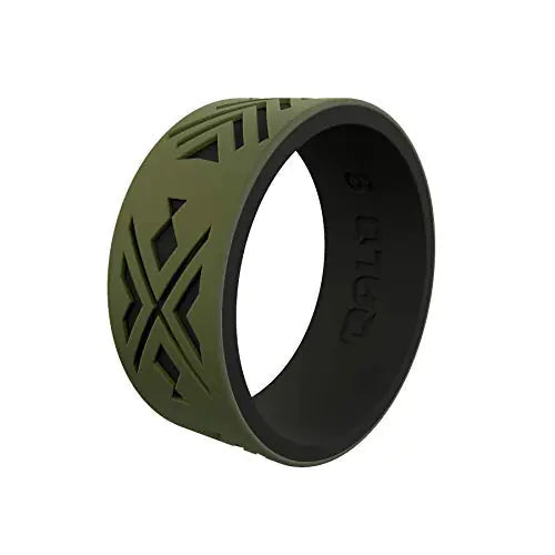 QALO Mens Rubber Silicone Ring