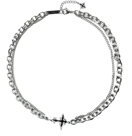Men's Cross Bracelet and Necklace Titanium Steel
