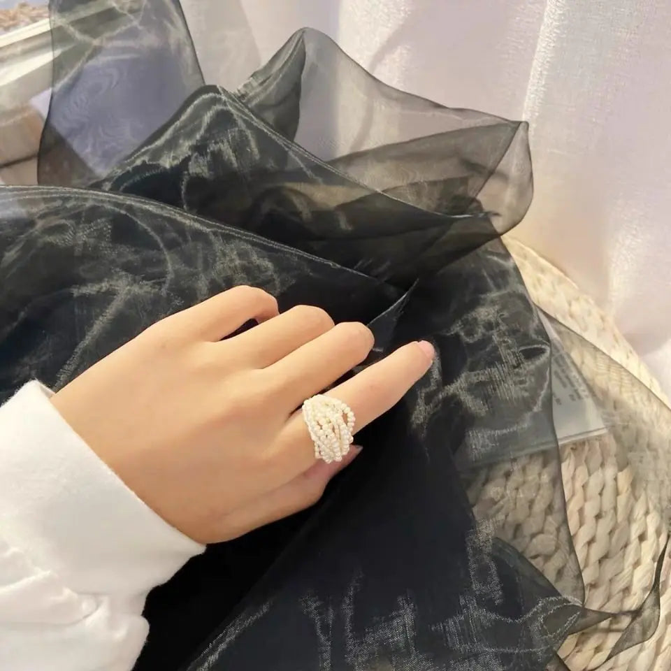 Versatile Colorless Ring for Women