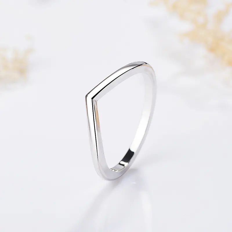 S925 Silver Simple Fashion Wish Ring for Women
