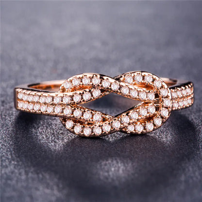 Elegant Luxury Zirconia Ring for Women's