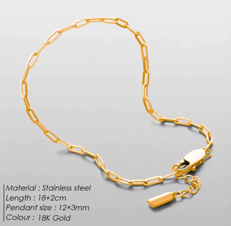 Men's Slim Stainless Steel Bracelet