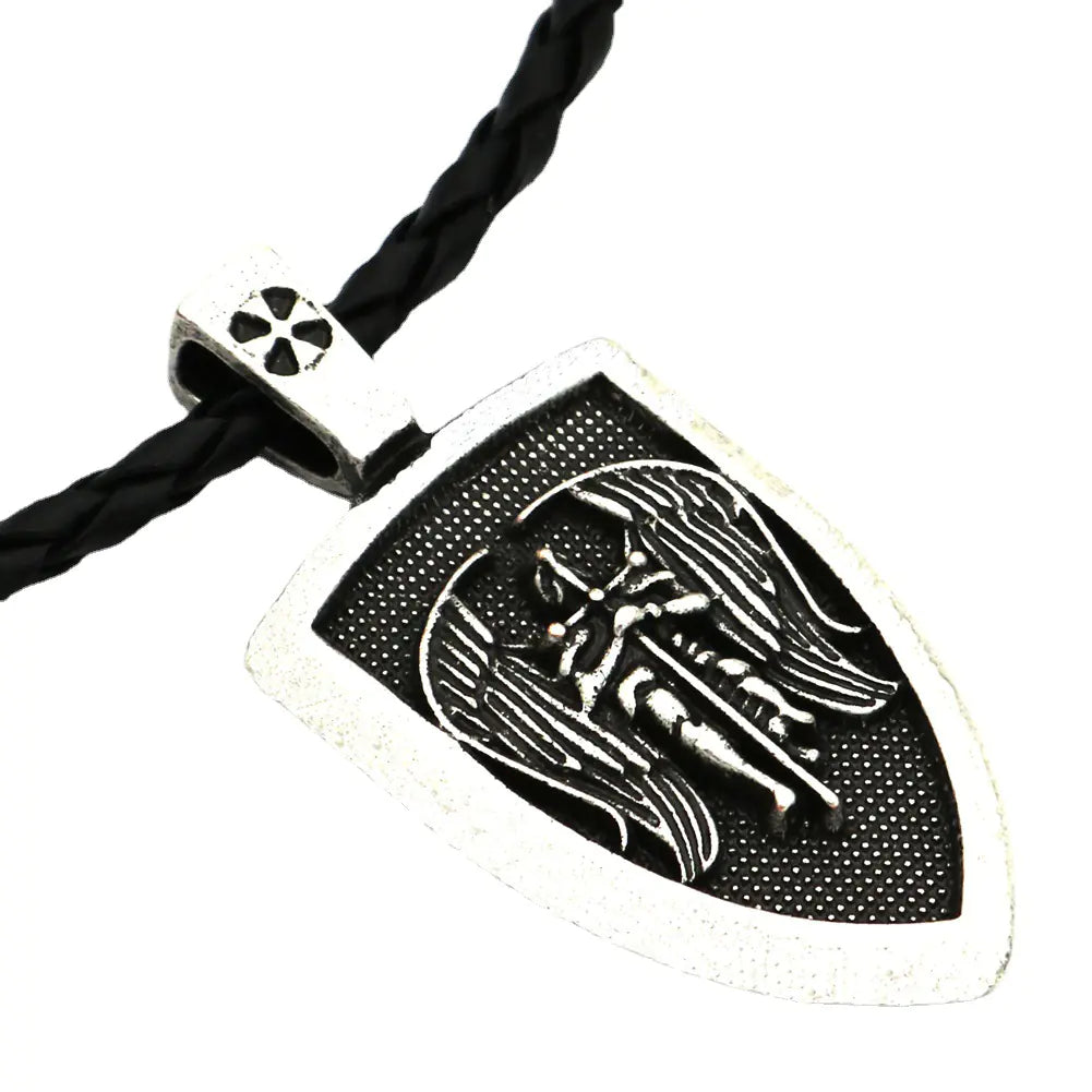 Men's Necklace with Amulet Pendant