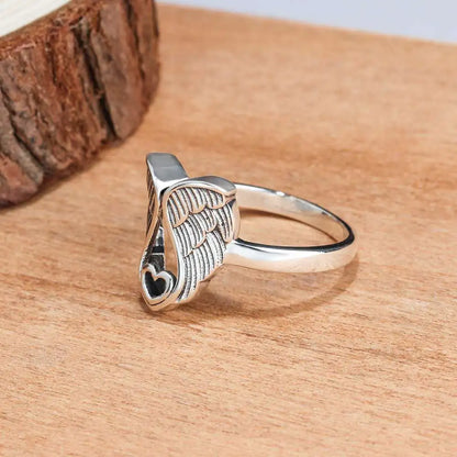 Vintage Angel Wings Ring for Women