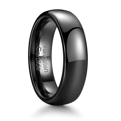 Zillaly Tungsten Rings Comfort Fit and Polished