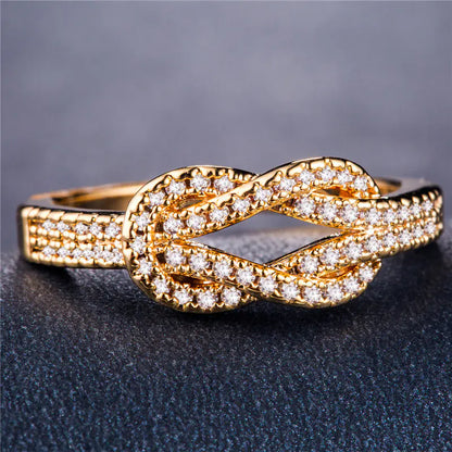 Elegant Luxury Zirconia Ring for Women's