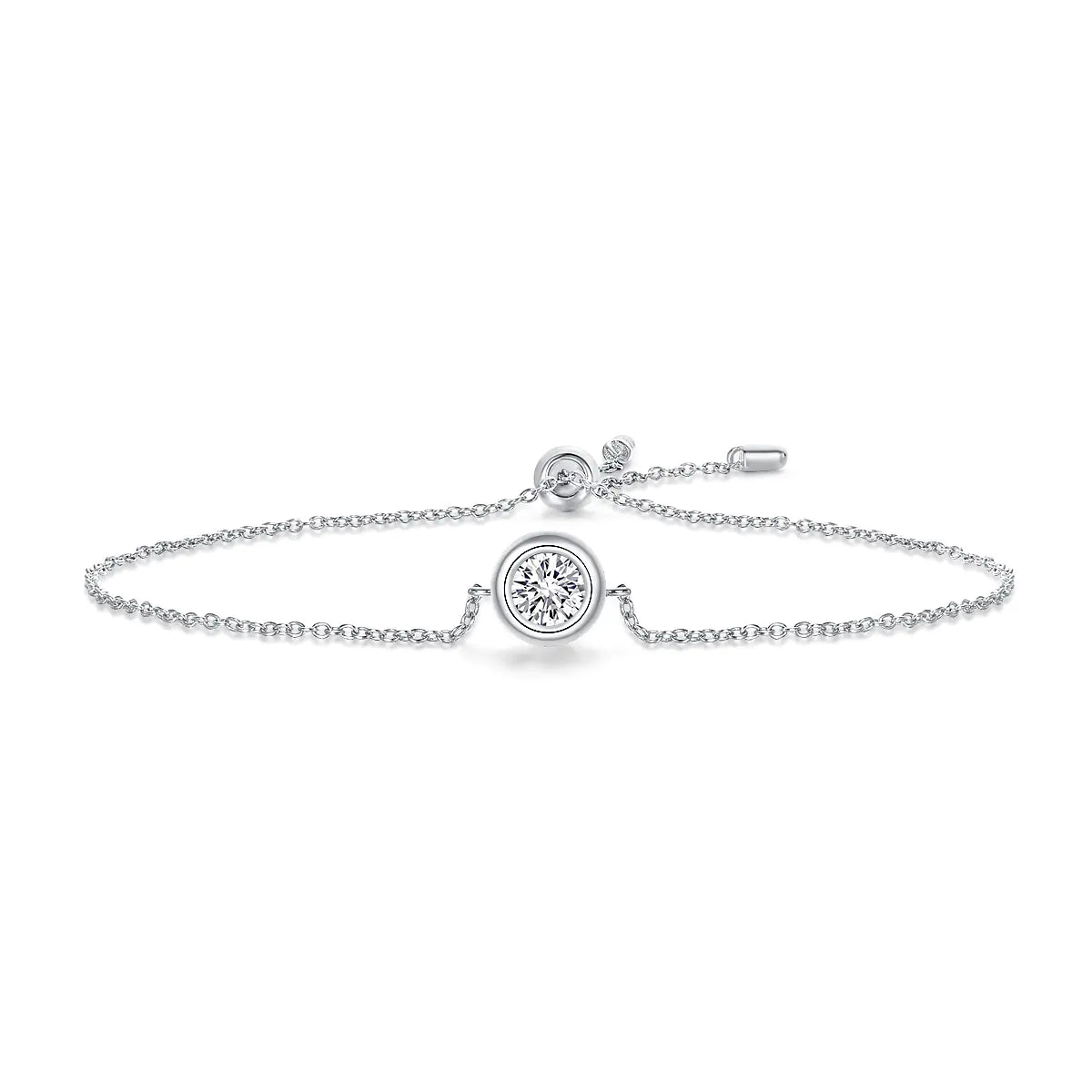 S925 Silver Mosonite Women's Bracelet