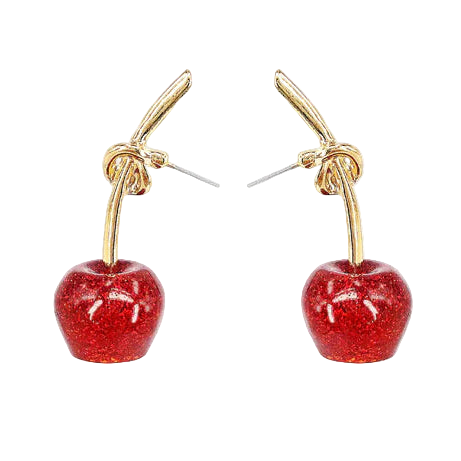 Cherry Drop Earrings for Women