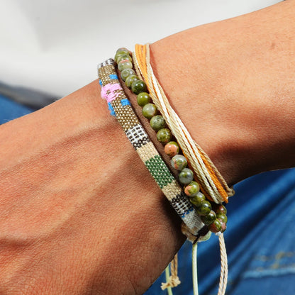 3pcs/set Men's Braided Bracelet