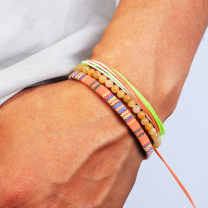 3pcs/set Men's Braided Bracelet