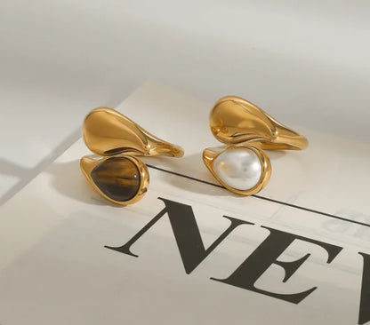 Drop Pearl Ring for Women