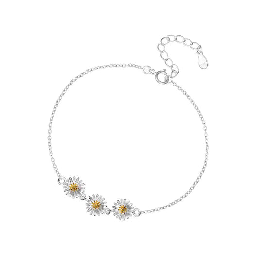 Simple and Versatile Floral Women's Bracelet