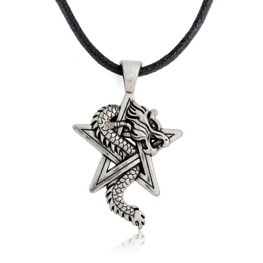 Men's Star Cloud Dragon Necklace