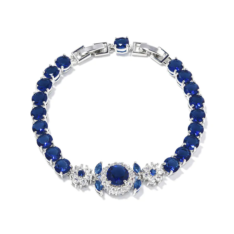 Purple Flower Luxury Women's Bracelet