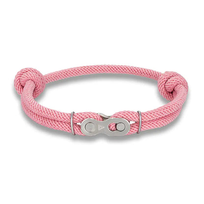 Adjustable Nautical Rope Men's Velcro Bike Bracelet