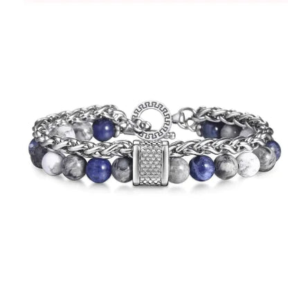 Ladies' Chic Beaded Link Chain Bracelet Series