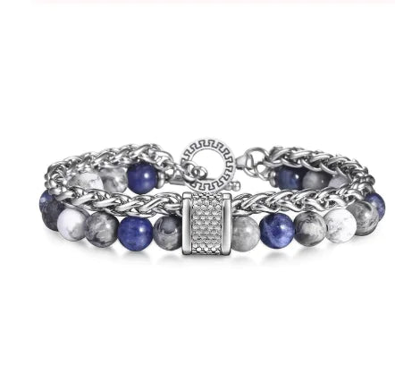 Ladies' Chic Beaded Link Chain Bracelet Series