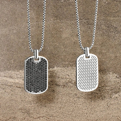 Men's Vintage Czech Crystal Necklace