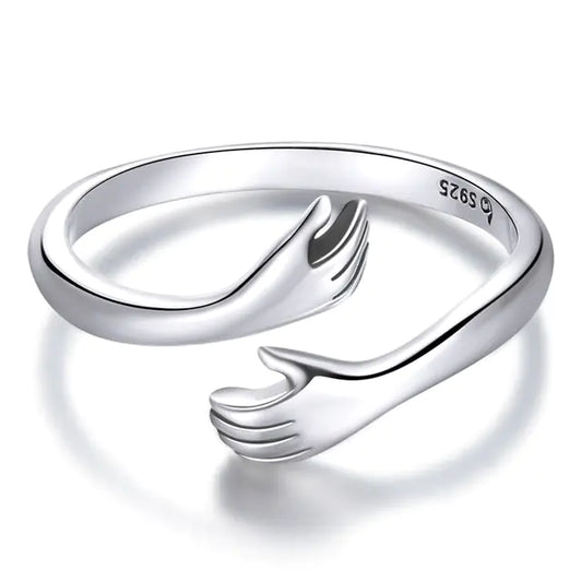 Metal Luxury Warmest Hug Embrace Ring