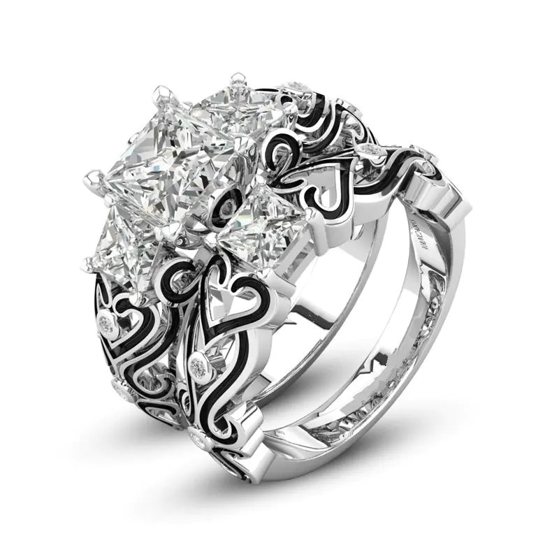 Zircon Gemstone Engagement Ring for Women - Fashion Ring