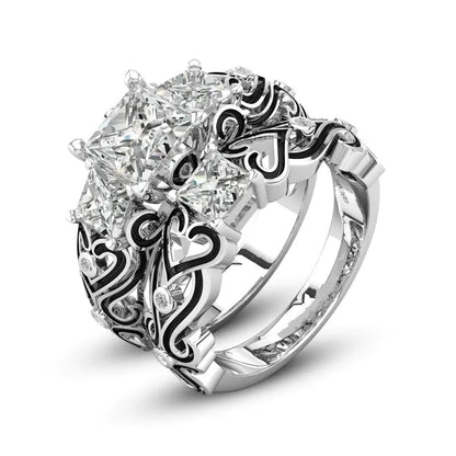 Zircon Gemstone Engagement Ring for Women - Fashion Ring