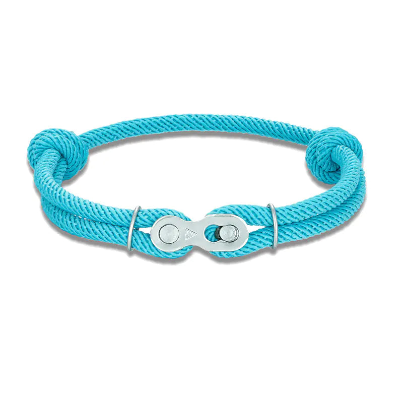 Adjustable Nautical Rope Men's Velcro Bike Bracelet