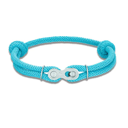 Adjustable Nautical Rope Men's Velcro Bike Bracelet