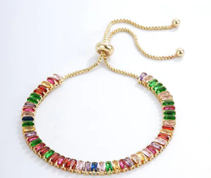 Colorful Crystal Bracelets - Bohemian Adjustable Design