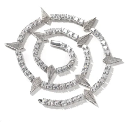 Men's Unique Zircon Diamond Pendant Necklace