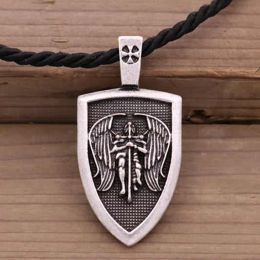 Men's Necklace with Amulet Pendant