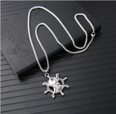 Trendy Men's Necklace with Hip-Hop Pendant and Chain
