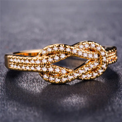 Elegant Luxury Zirconia Ring for Women's