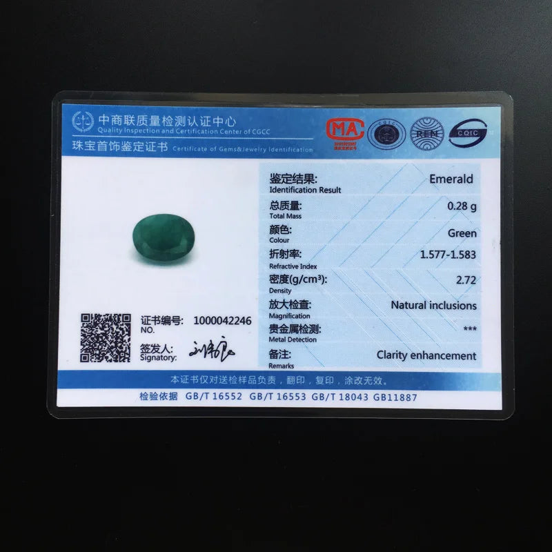 Real Natural Emerald Earrings Sterling 925 Silver Elegant Fine Jewelry For Women Lady Party Wedding Gift with Box