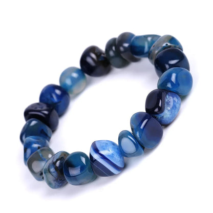 DIEZI Yoga Ethnic Multicolor Natural Irregular Stone Beads