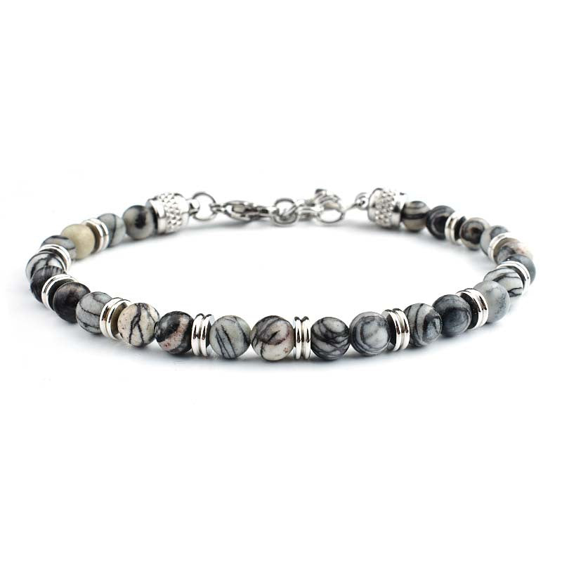 Pulsars Hombre Natural Stone Man Beaded