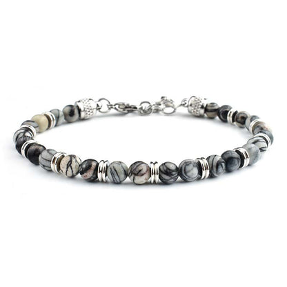 Pulsars Hombre Natural Stone Man Beaded