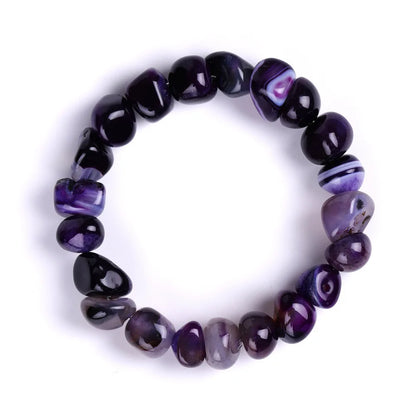 DIEZI Yoga Ethnic Multicolor Natural Irregular Stone Beads