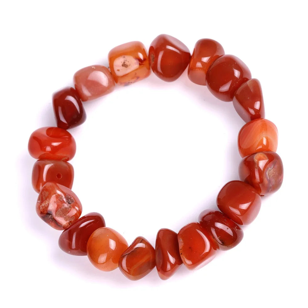 DIEZI Yoga Ethnic Multicolor Natural Irregular Stone Beads