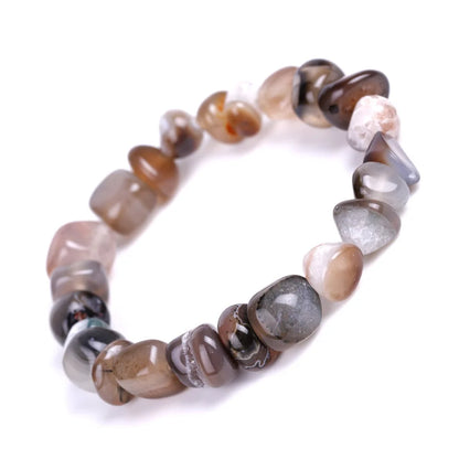 DIEZI Yoga Ethnic Multicolor Natural Irregular Stone Beads