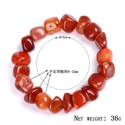 DIEZI Yoga Ethnic Multicolor Natural Irregular Stone Beads
