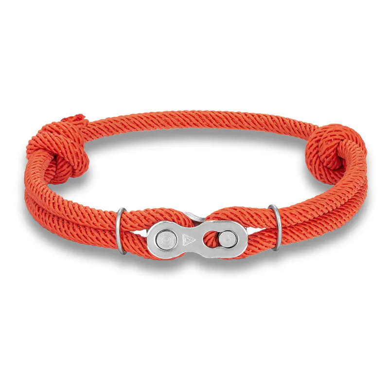 Adjustable Nautical Rope Men's Velcro Bike Bracelet