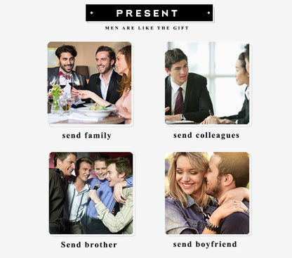 Men Jewelry Black Braided Leather Bracelets