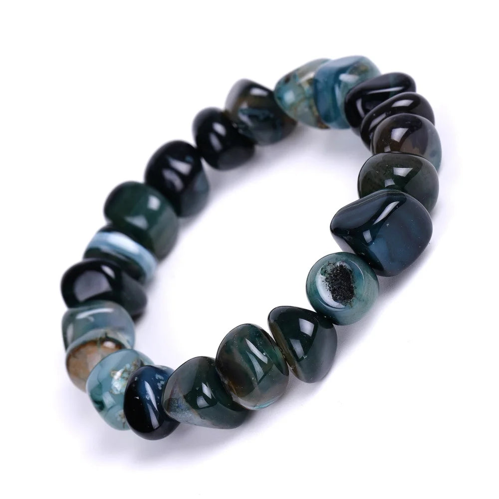 DIEZI Yoga Ethnic Multicolor Natural Irregular Stone Beads