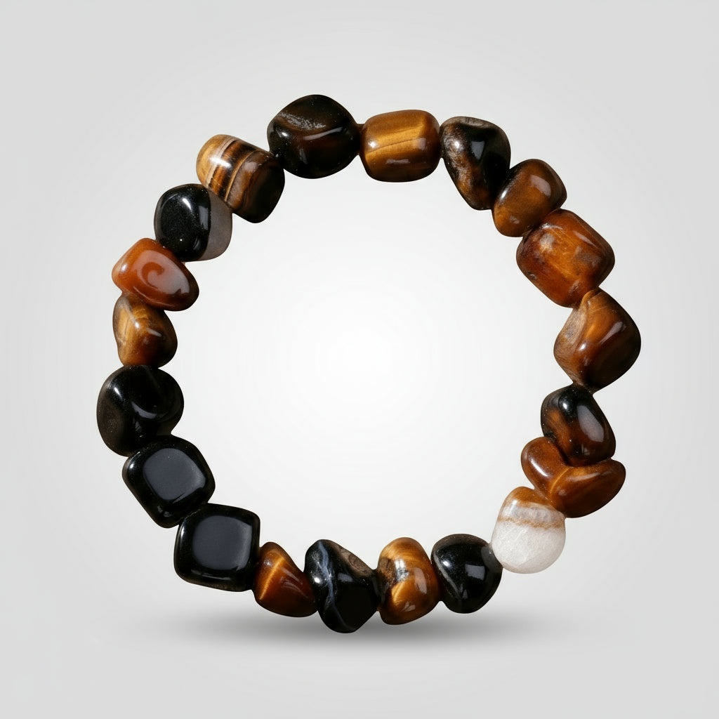 DIEZI Yoga Ethnic Multicolor Natural Irregular Stone Beads